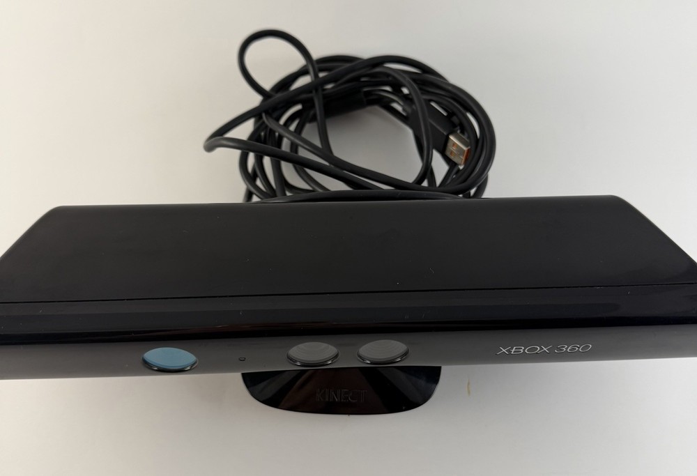 Microsoft Xbox 360 Kinect Motion Sensor Camera Black Model 1414 - Tested