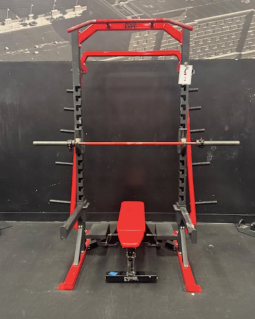 Power Lift | Pro Series Half Rack w/ Lever Action Adjustable Bench