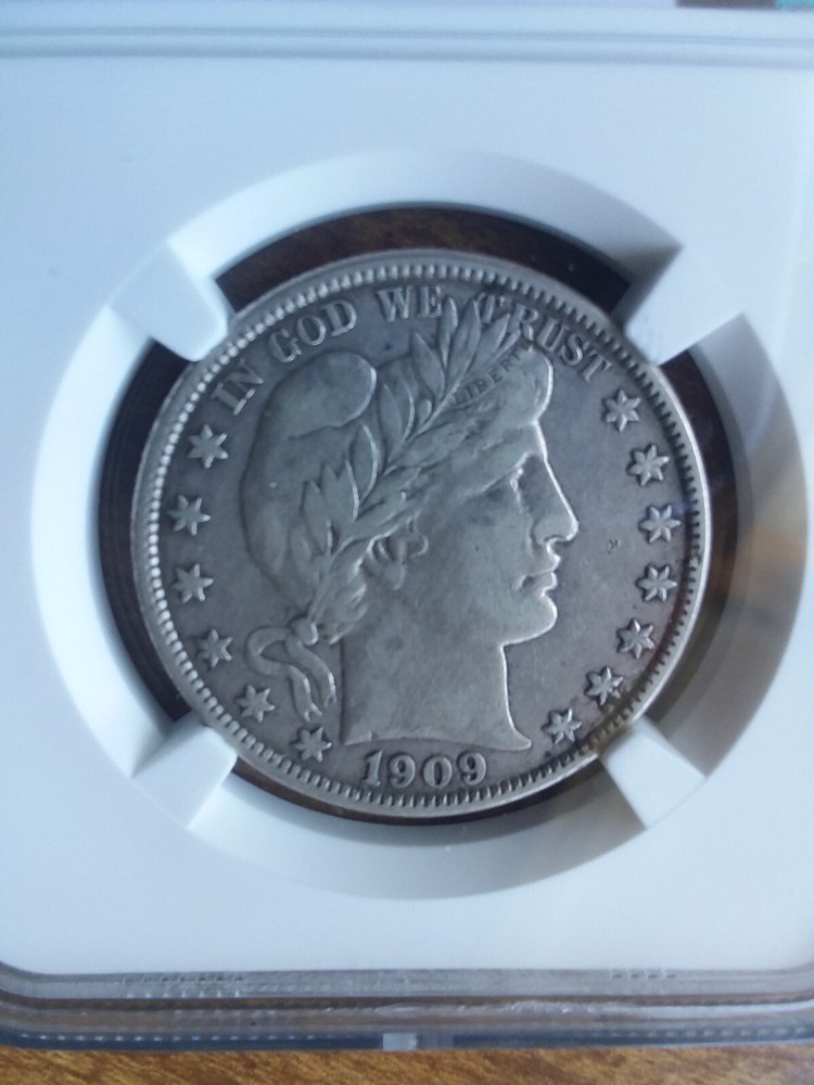 1909-O Barber Half Dollar, NGC VF-35