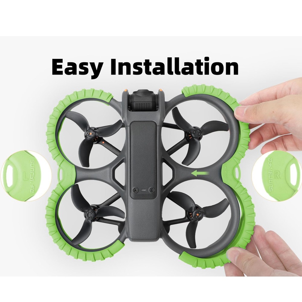 FSIDIWT Avata 2 Propeller Guard Protector, 2 Impact Orange