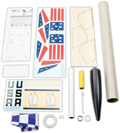 Estes 0652 Citation Patriot Model Rocket Kit - New - OOP