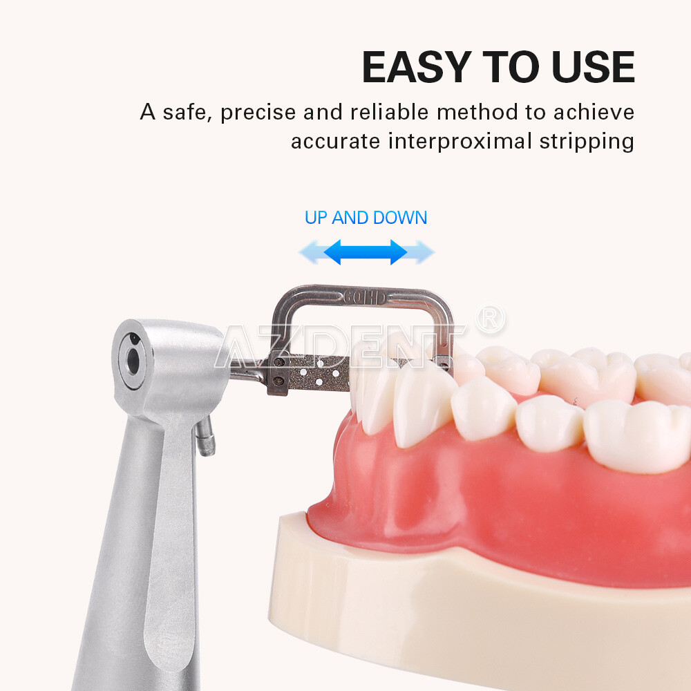 Dental 4:1 Reduction Contra Angle Handpiece / 4:1 Interproximal Strips IPR Sets