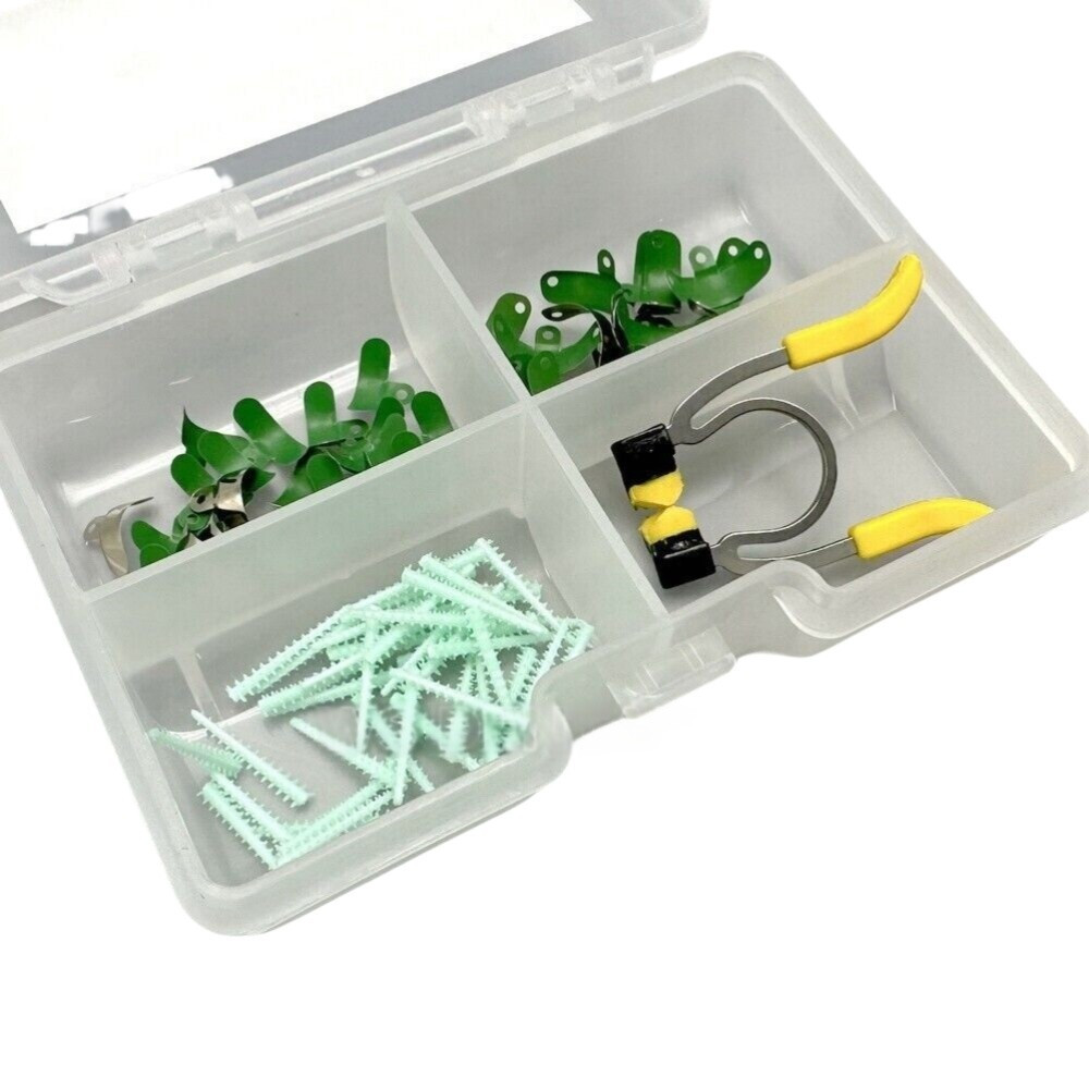 Dental Matrix Bands Sectional Matrix System Paediatric Matrices Clamp Ring+Wedge