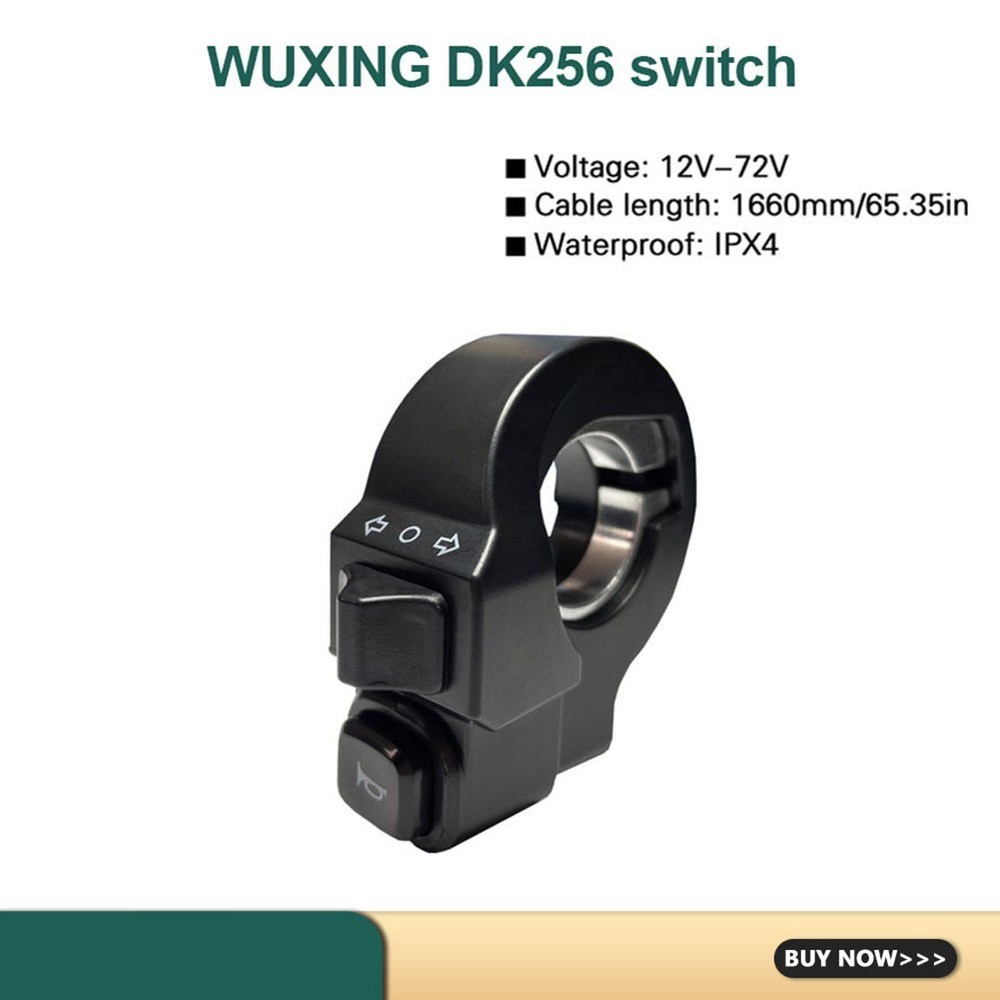 Practical Turn Signal Switch Replacement Waterproof 12V-72V 2In1 Accessories