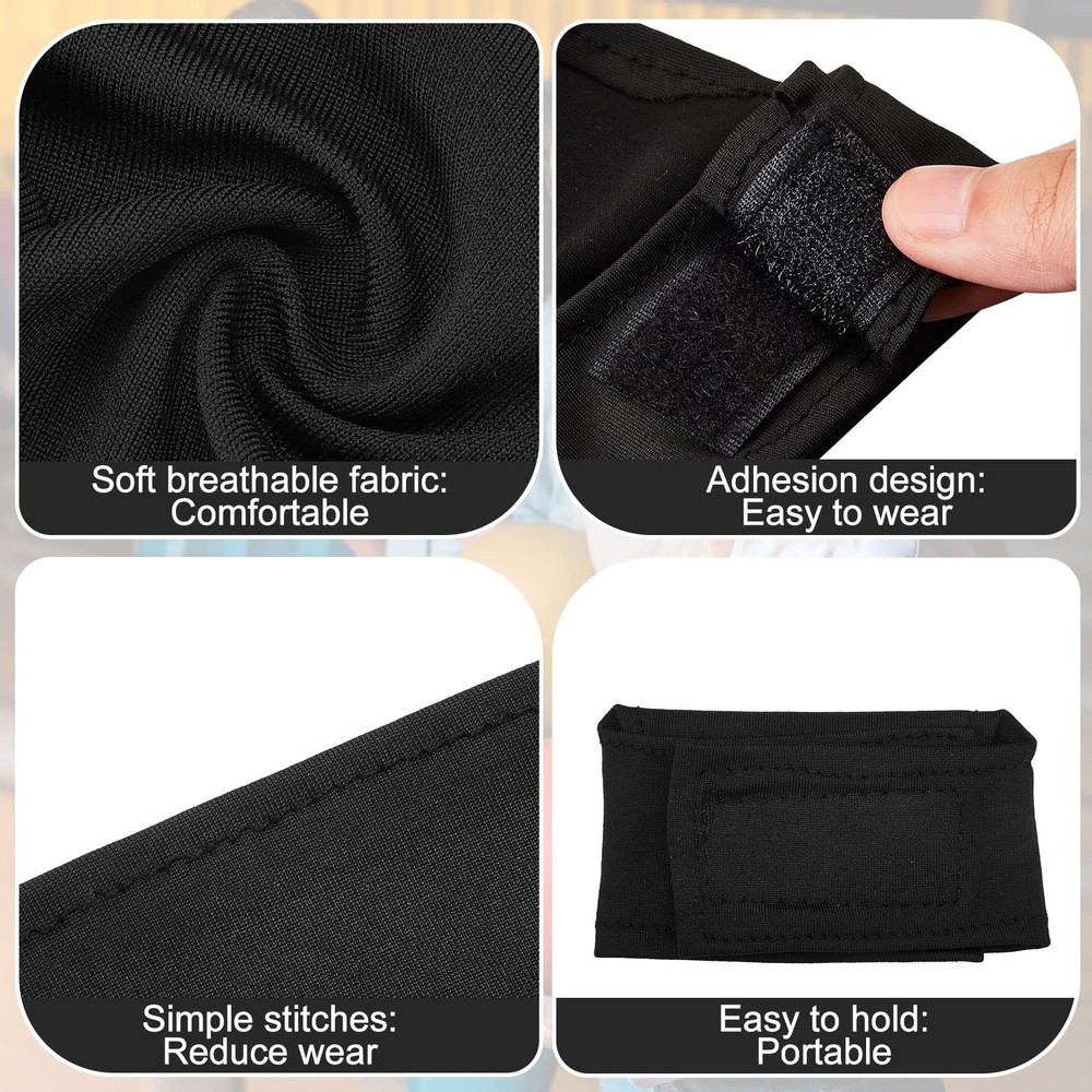 Charniol 2 Pcs Bowling Thumb Saver Protector Guard Sock One Size, Black