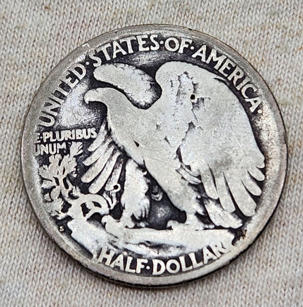 WPCoins ~ 1921-S Walking Liberty Half Dollar