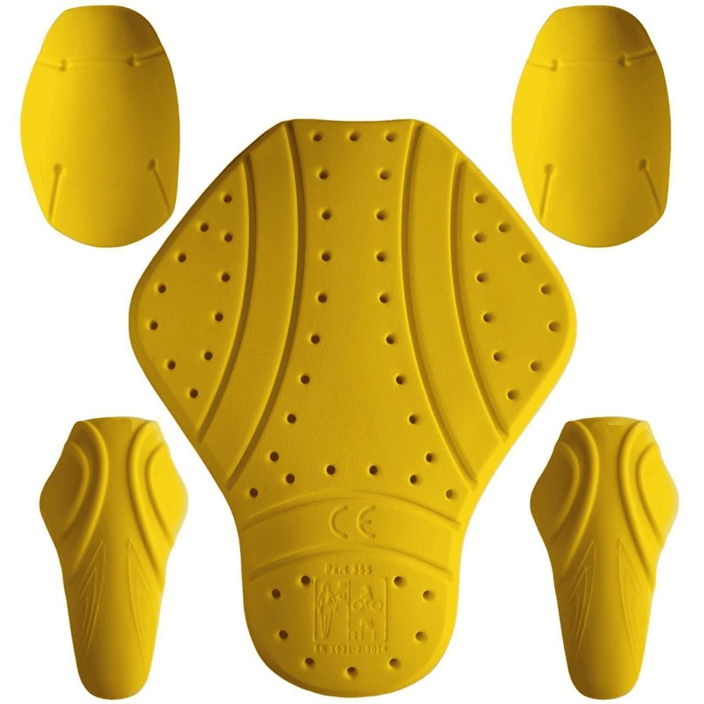 Level 2 Armor Pads for Motorcycle Jackets - Back, Shoulder, Elbow Protectors