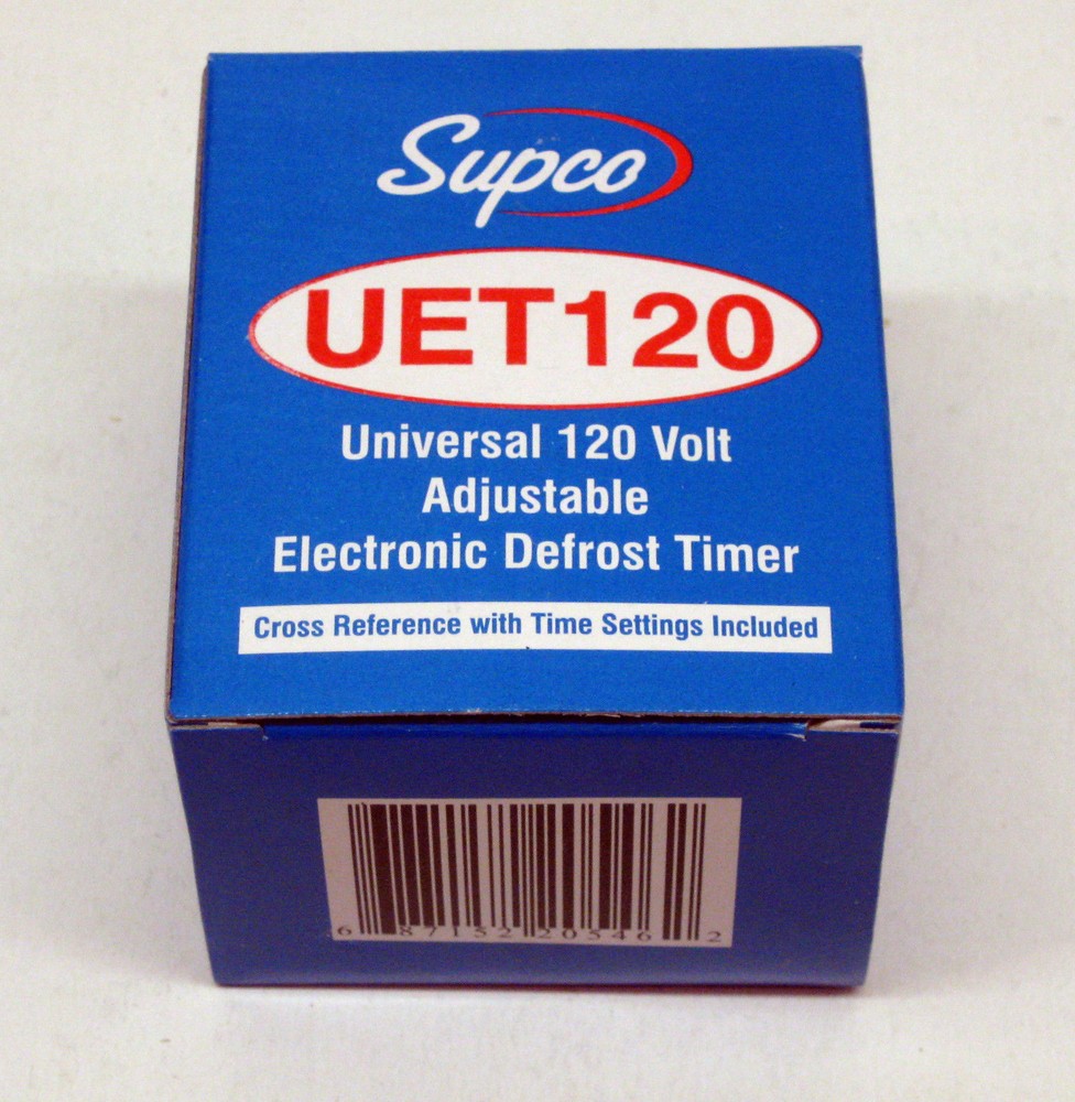 UET120 SUPCO Refrigerator Defrost Timer Control Universal 120 Volt Electronic