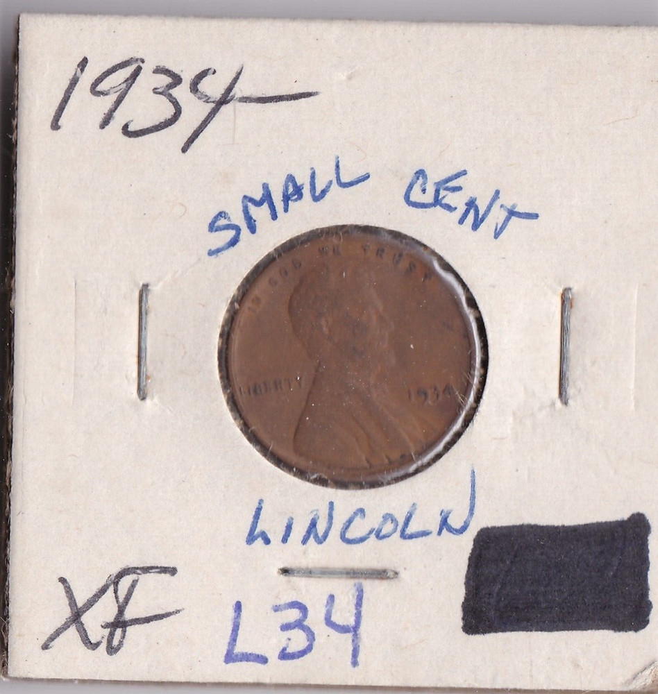 1934 Lincoln Cent L34