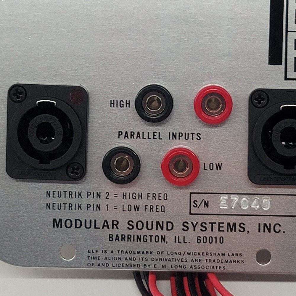 NEW BAG END BAGEND Speaker Subwoofer Input Jack Plate Neutrik