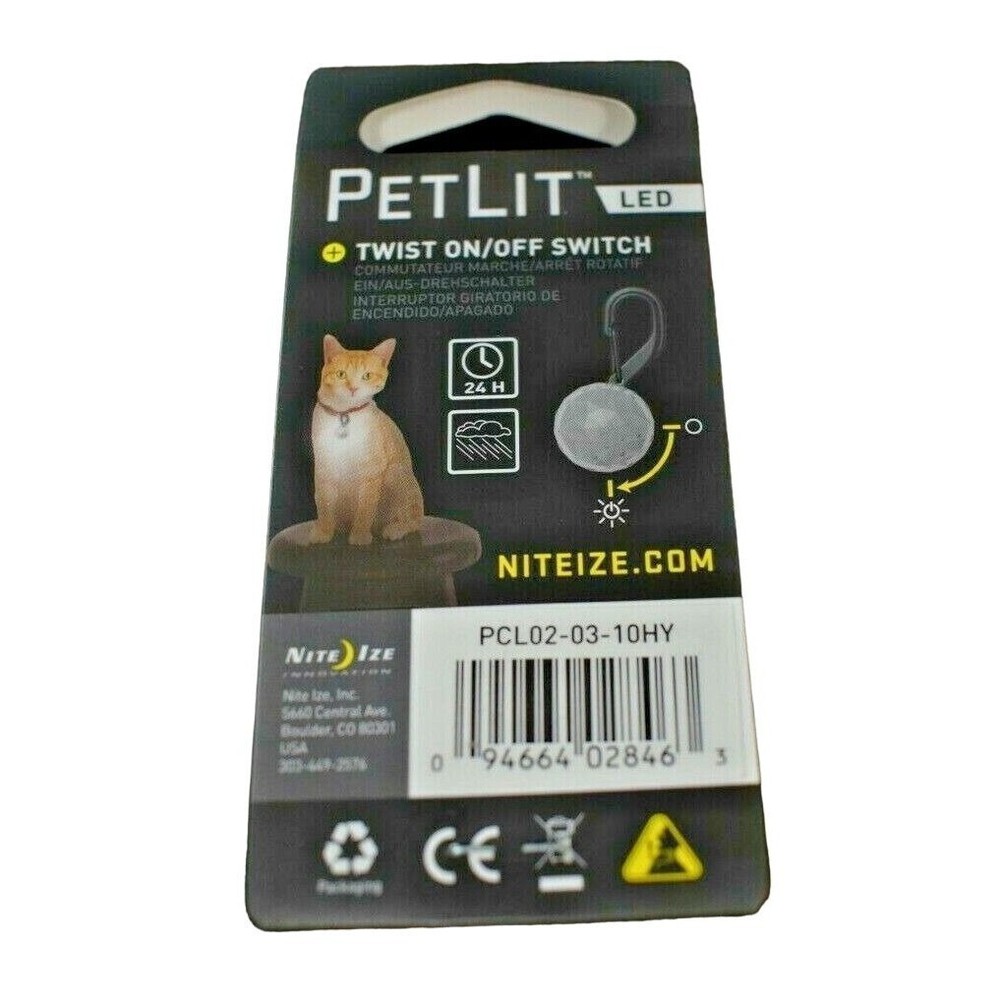 Nite Ize Innovation PetLit LED Clip on Light Fire Hydrant Dog or Pet Accessory