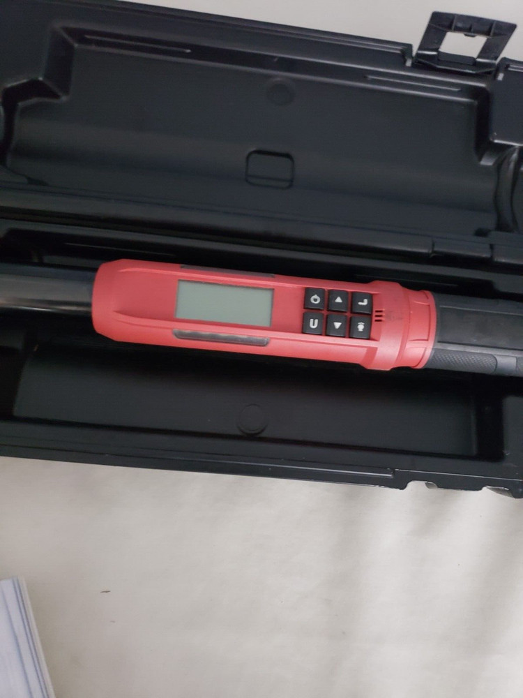 Snap-On 1/2” RED Electronic Digital Torque Wrench ATECH3F250VR ATECH3F250