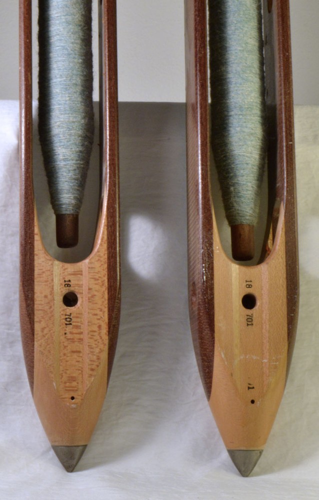 #0338 Two 18" Antique Shuttle Cocks