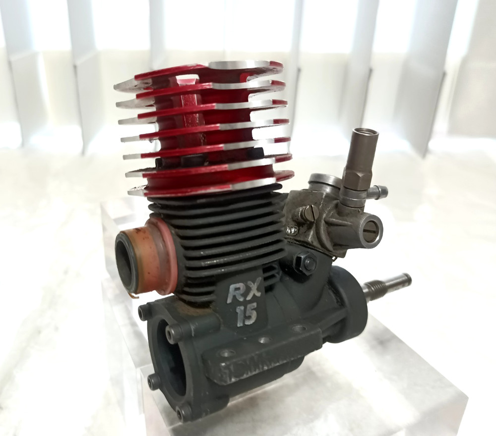 O.S. MAX 15RX Nitro Engine 1/10 RC Racing Good Compression Used