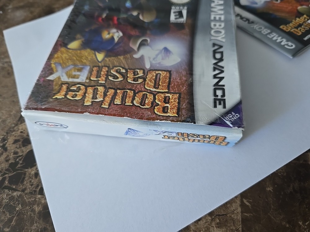 Boulder Dash EX Nintendo Game Boy Advance Box & Manual Only *
