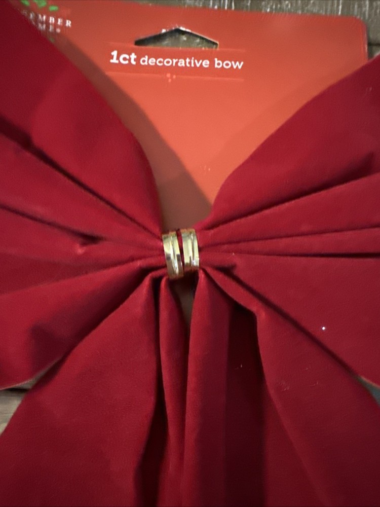 December Home 1ct Medium Decorative Bow