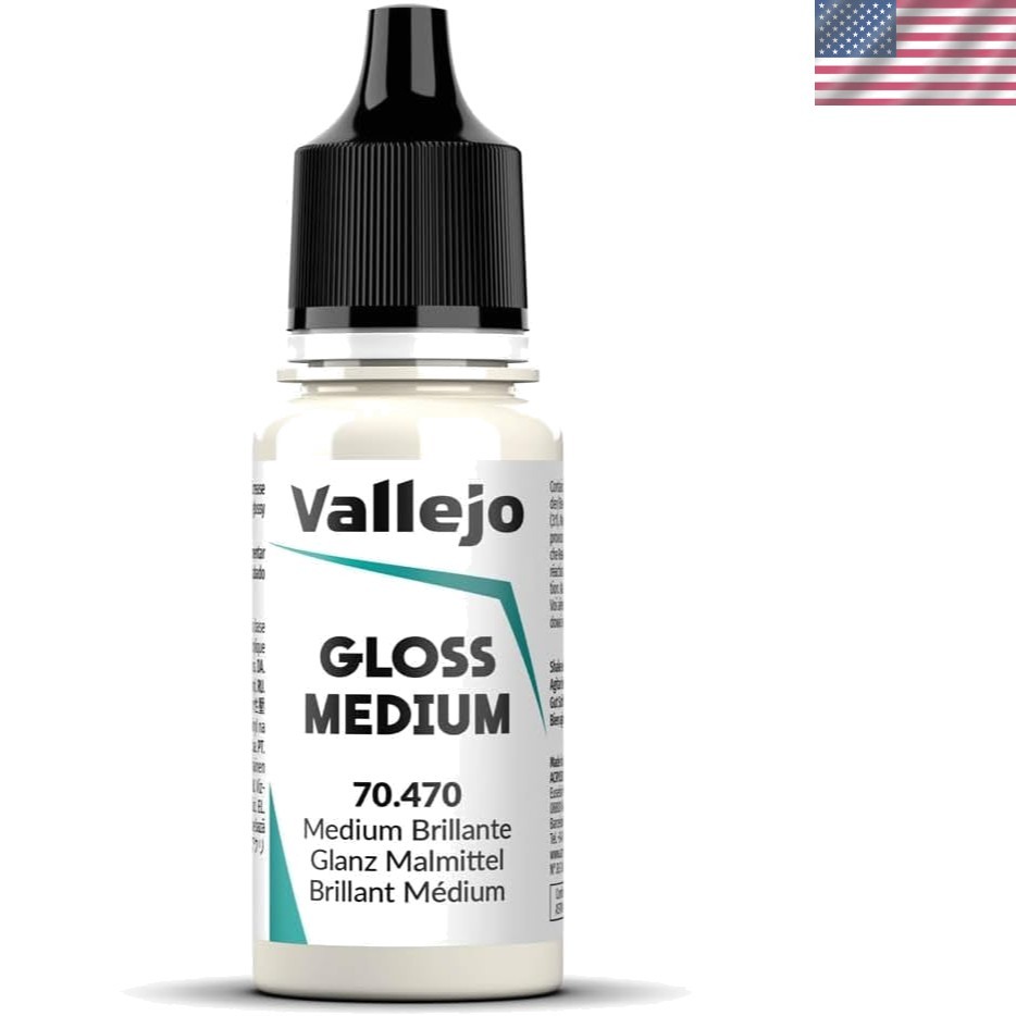 Professional High-Gloss Acrylic Medium 17ml | Safe & Versatile for All Artwork
