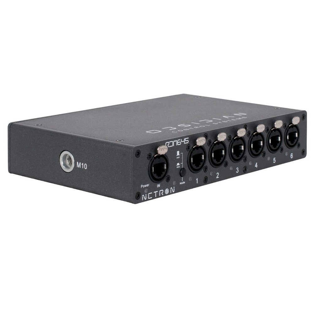 Elation Professional Netron RDM 645 Rugged & Compact DMX/RDM Splitter idjnow