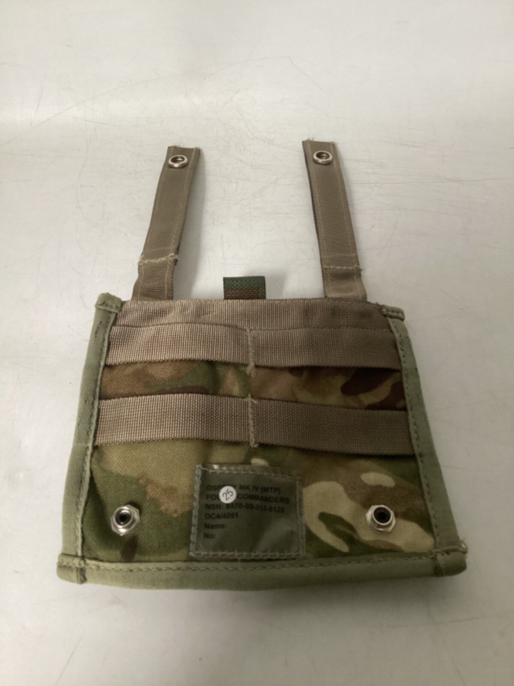 British Army Genuine Issue MTP Osprey Commanders Pouch / Admin Panel Pouch