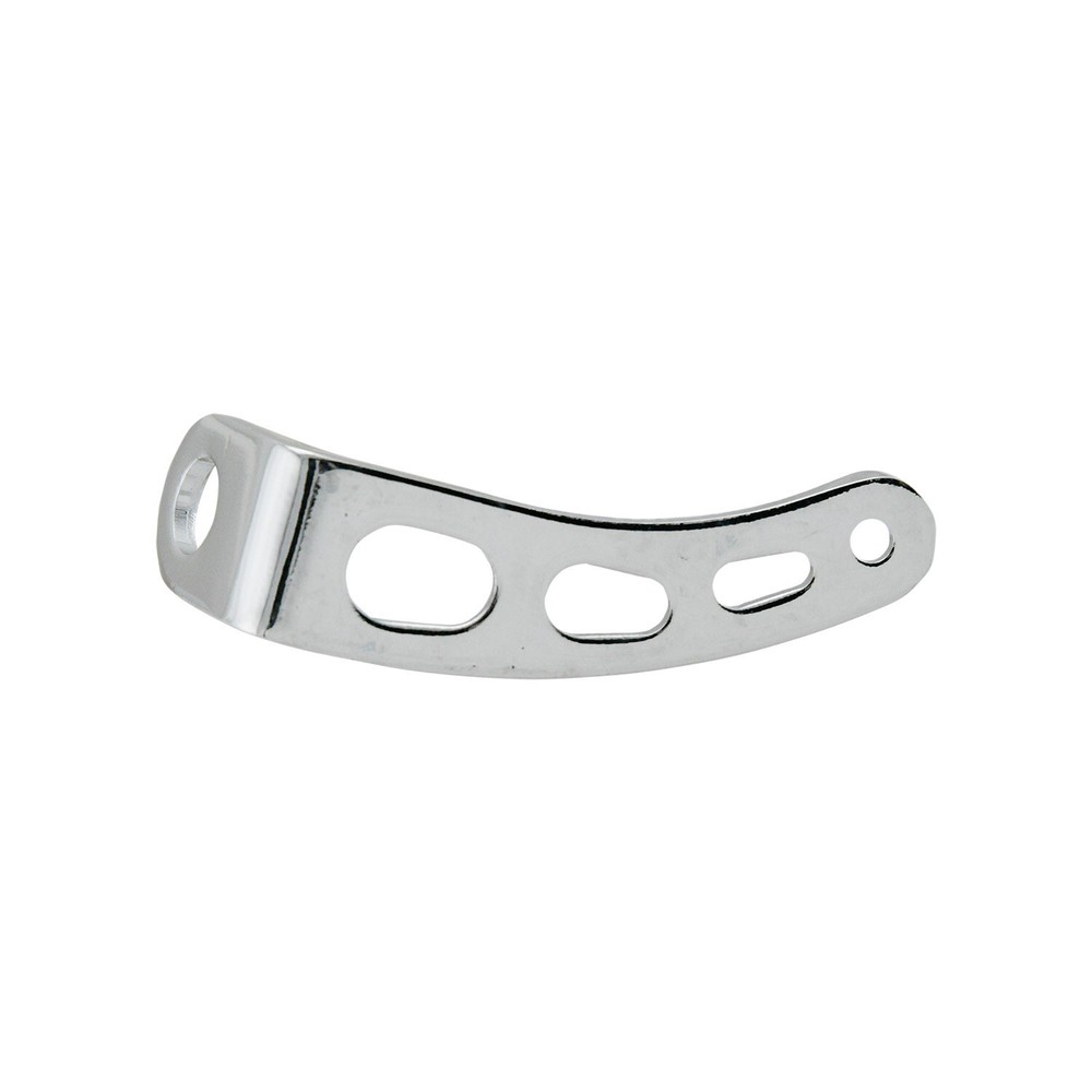 Universal Carburetor Return Spring Bracket 2-3/4" Tall, Chrome Plated, Steel
