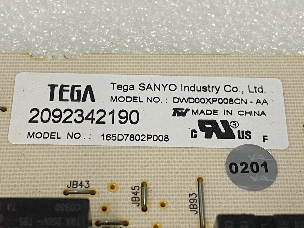 OEM GE Dishwasher Electronic Control Board 165D7802P008