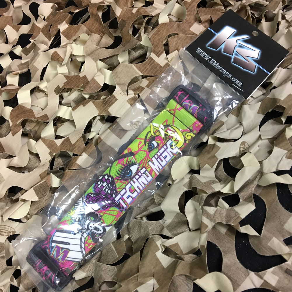 NEW KM Paintball Universal Mask Goggle Strap - Limited Edition Techno