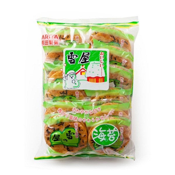 [Arita]  Rice Crackers - Seaweed  Flavor  190g/ pack 有田製果雪屋 (海苔)