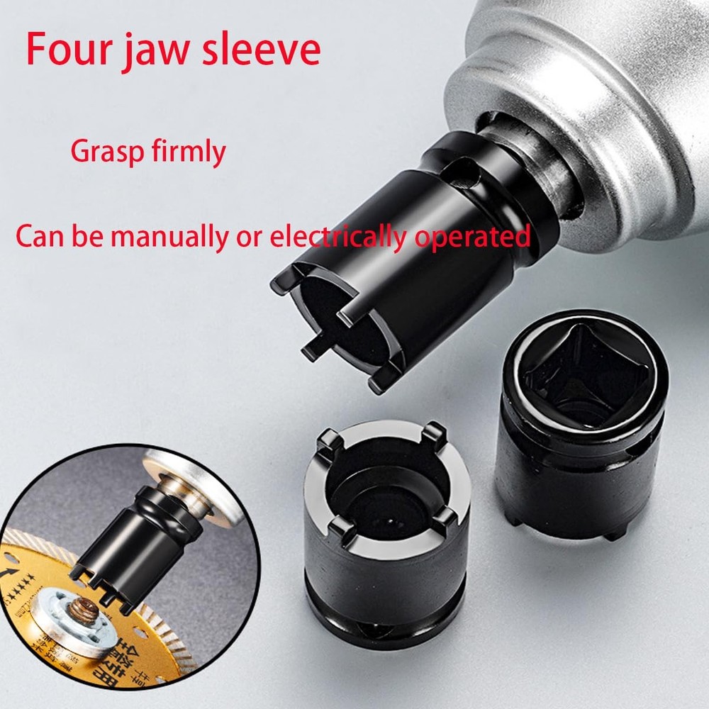 Adjustable and detachable 100 type angle grinder socket wrench, 2PC new upgra...