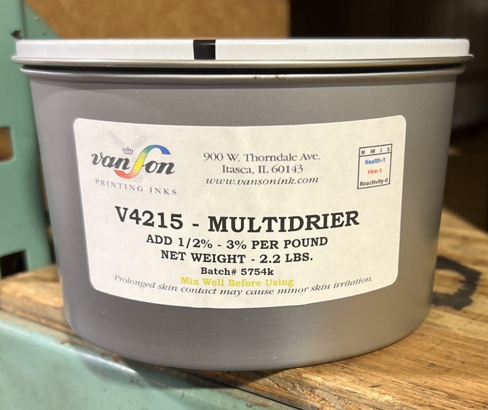 Van Son Multidrier Water Activated V4215 - 2.2lb can