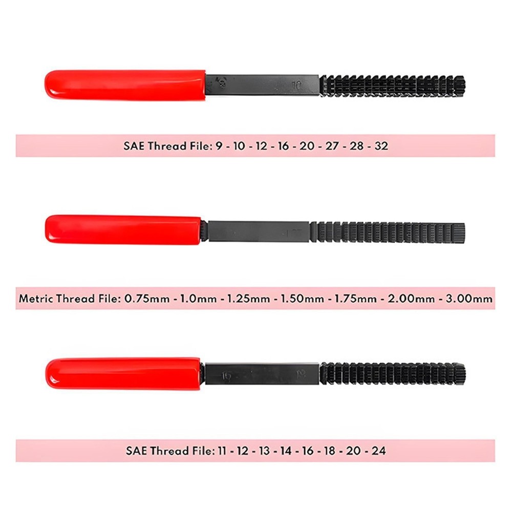 3x Thread Restoring File Thread Repair File Thread Restorer File