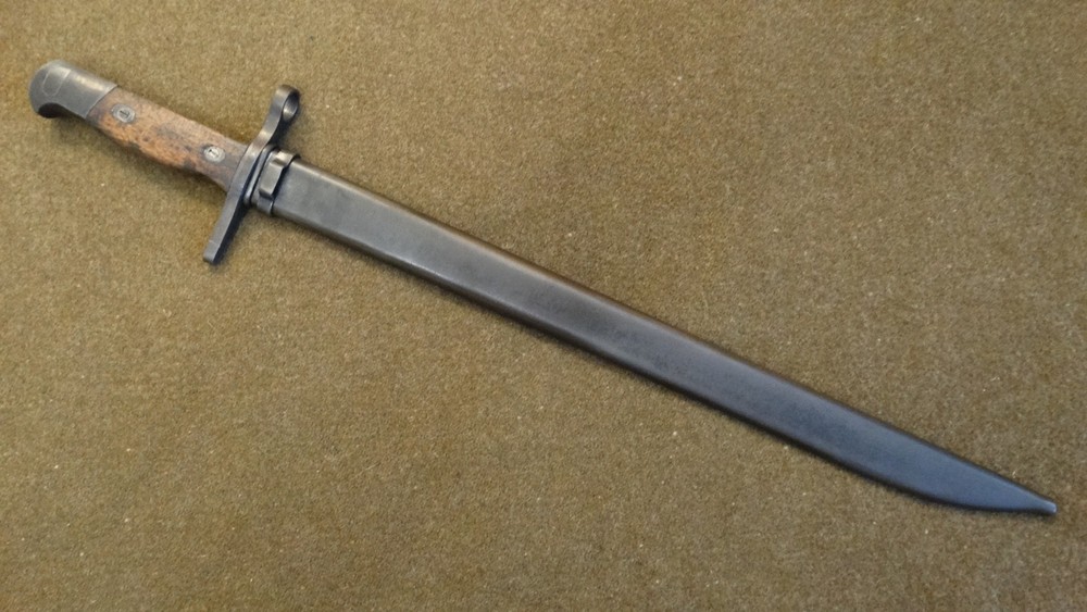WW2 Japanese Type 30 Bayonet and Scabbard.