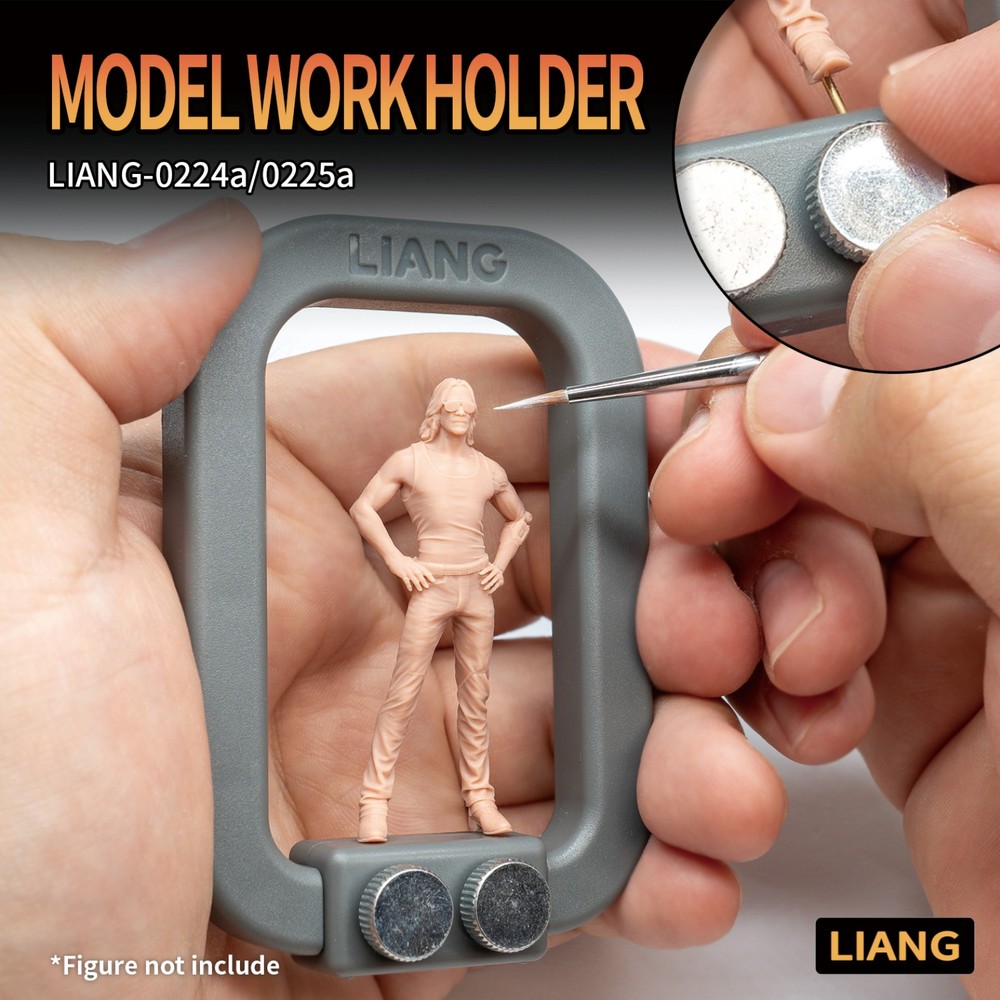 LIANG 0224A Rotate 360° Coating Handle Model Work Holder-Standard 2.0 Version