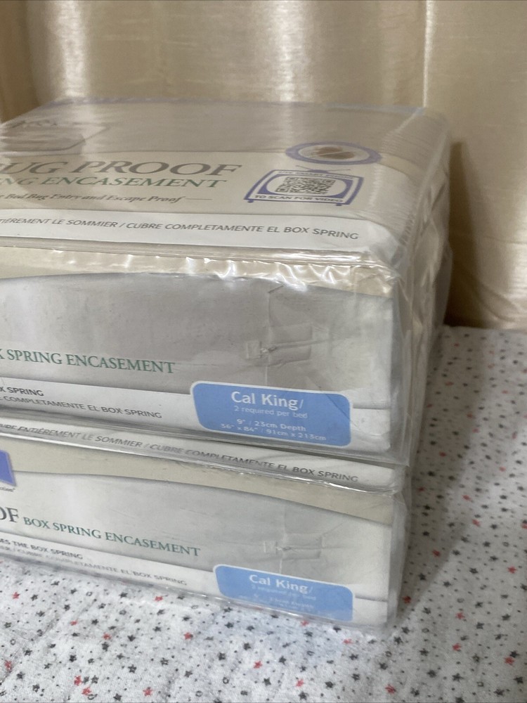 Protect-A-Bed Bed Bug Box Spring Protector, encasement California king 36" X 84"