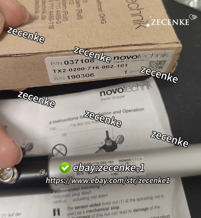 1pcs NOVOtechnik TX2-0200-716-002-101 Displacement Sensor