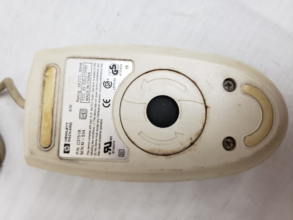 HP Mouse C3751B M-S34