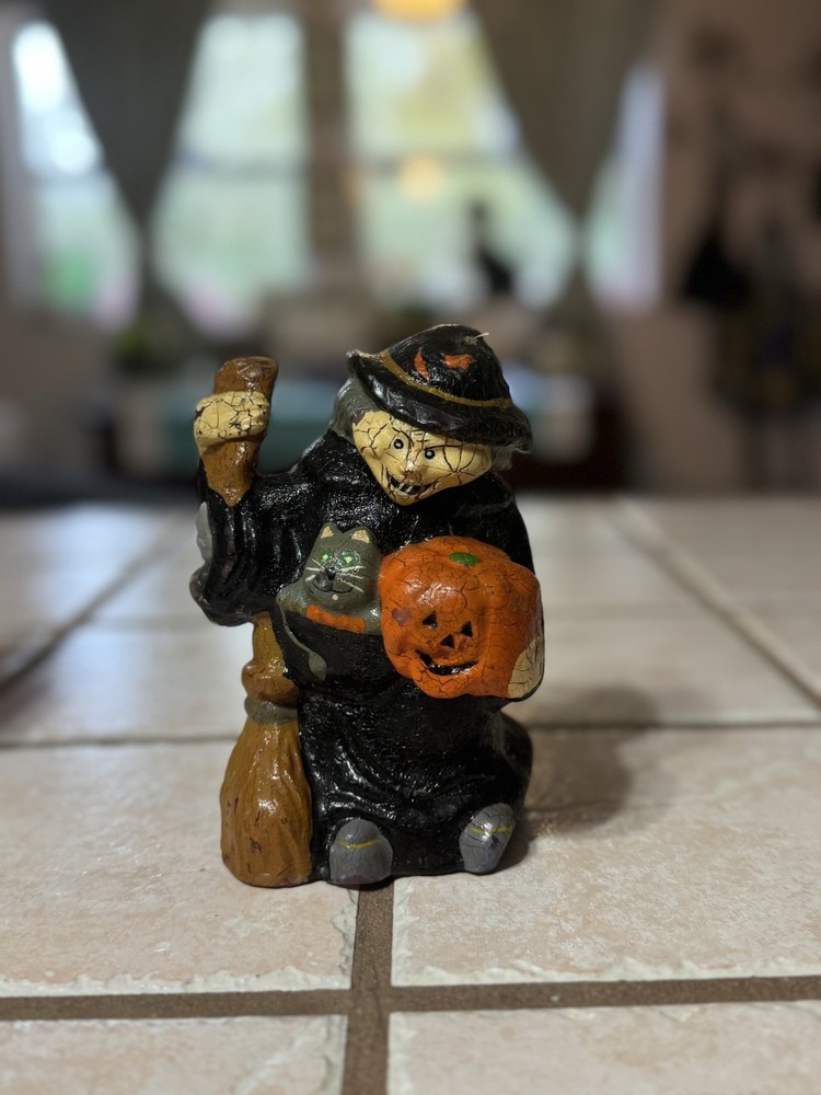 4 Vintage Halloween Candles