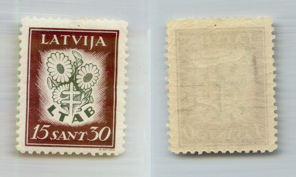 Latvia 1930 SC B62 mint wmk right . rtc4630