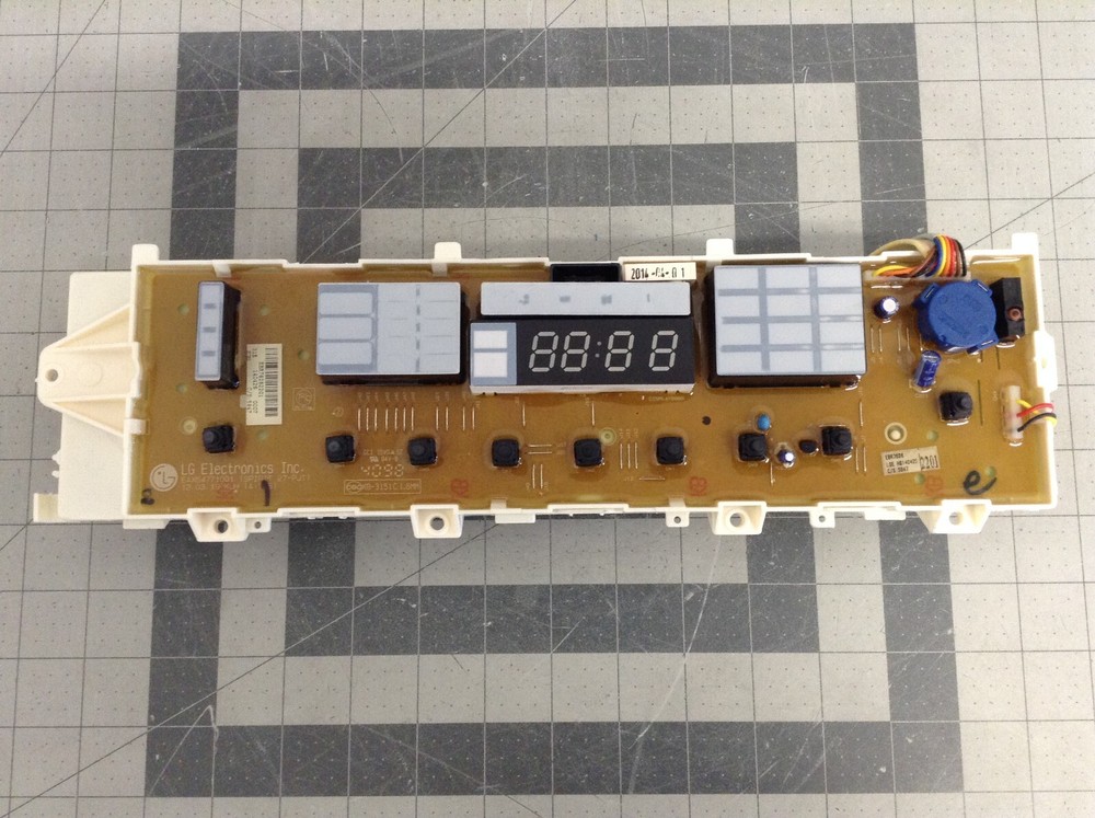 LG Washer WT1101CW Main Control User Interface Board EBR76262102 EBR76262201