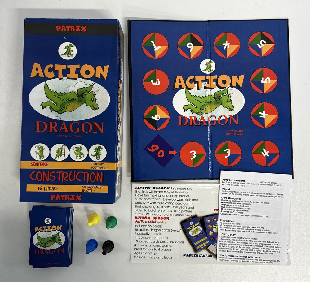 Patrix Sentence Construction Educational Game Action Dragon Construction Complet