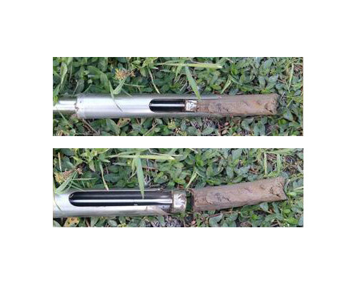 TECHTONGDA 1.5" 304 Grade Steel Soil Sampler Probe with Sample Ejector