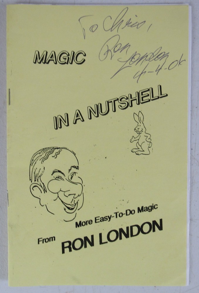 Ron London Magic in a Nutshell Signed Magic Tricks MZ10F