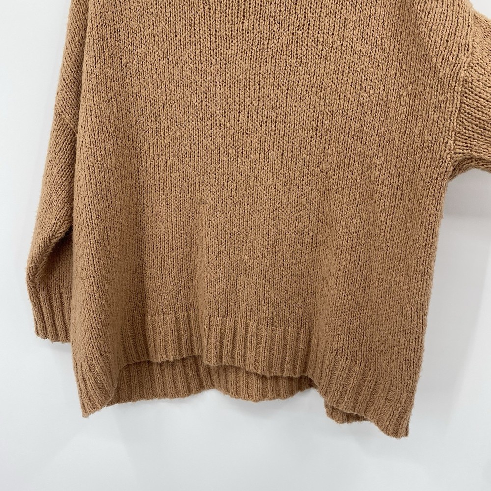 Aerie Size M Brown Oversized Wool Alpaca Blend Oversized Sweater Boho