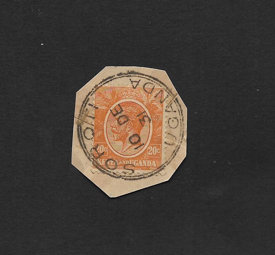 (BL) Uganda SOROTI Postmark /CANCEL 1931 Used on Piece