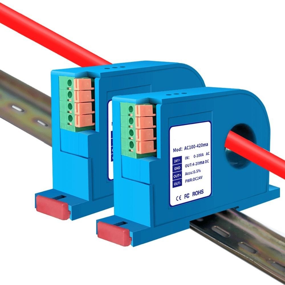 DC Current Sensing Switch Detection Range 0-50A/0-100A Non-Contact Detection