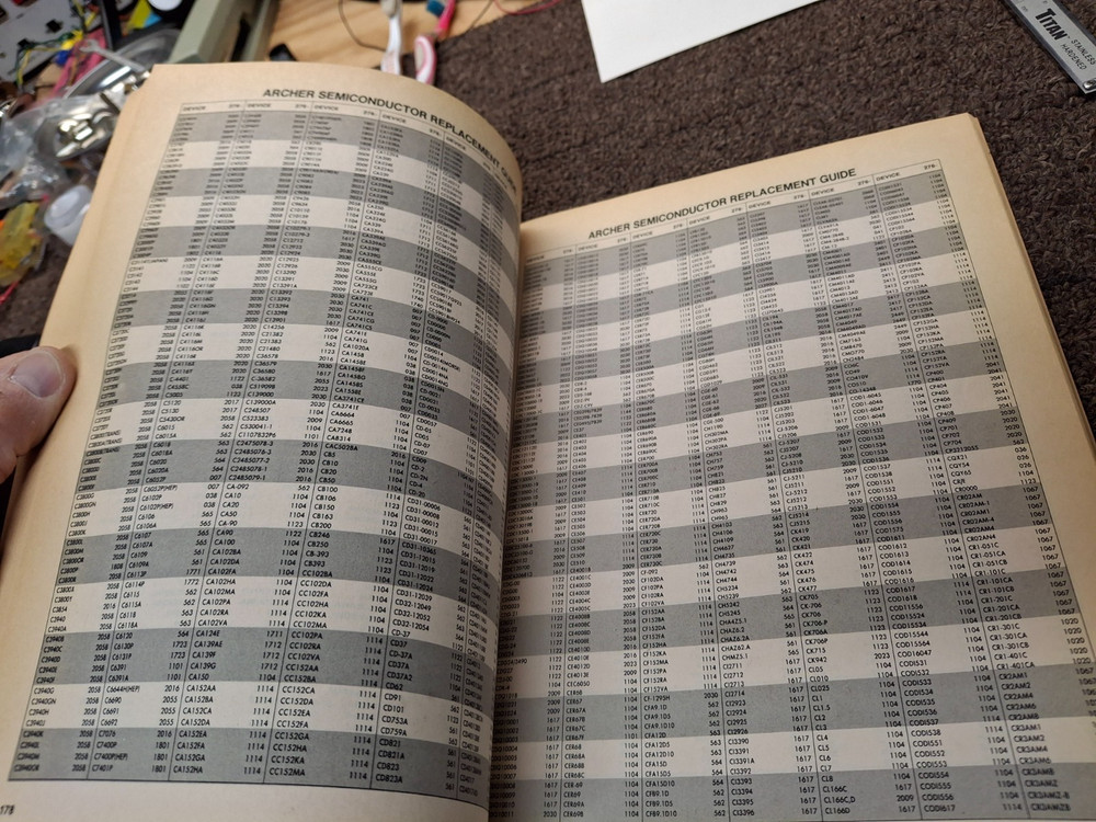 Archer Semiconductor Reference Guide 1990 Edition Radio Shack Inc.