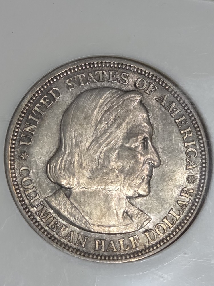 1893 50c Half Dollar Columbian Commerative NGC AU58