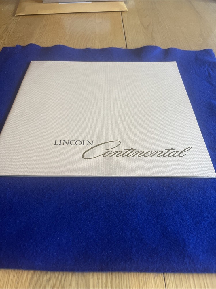 1978 Lincoln Continental sales brochure