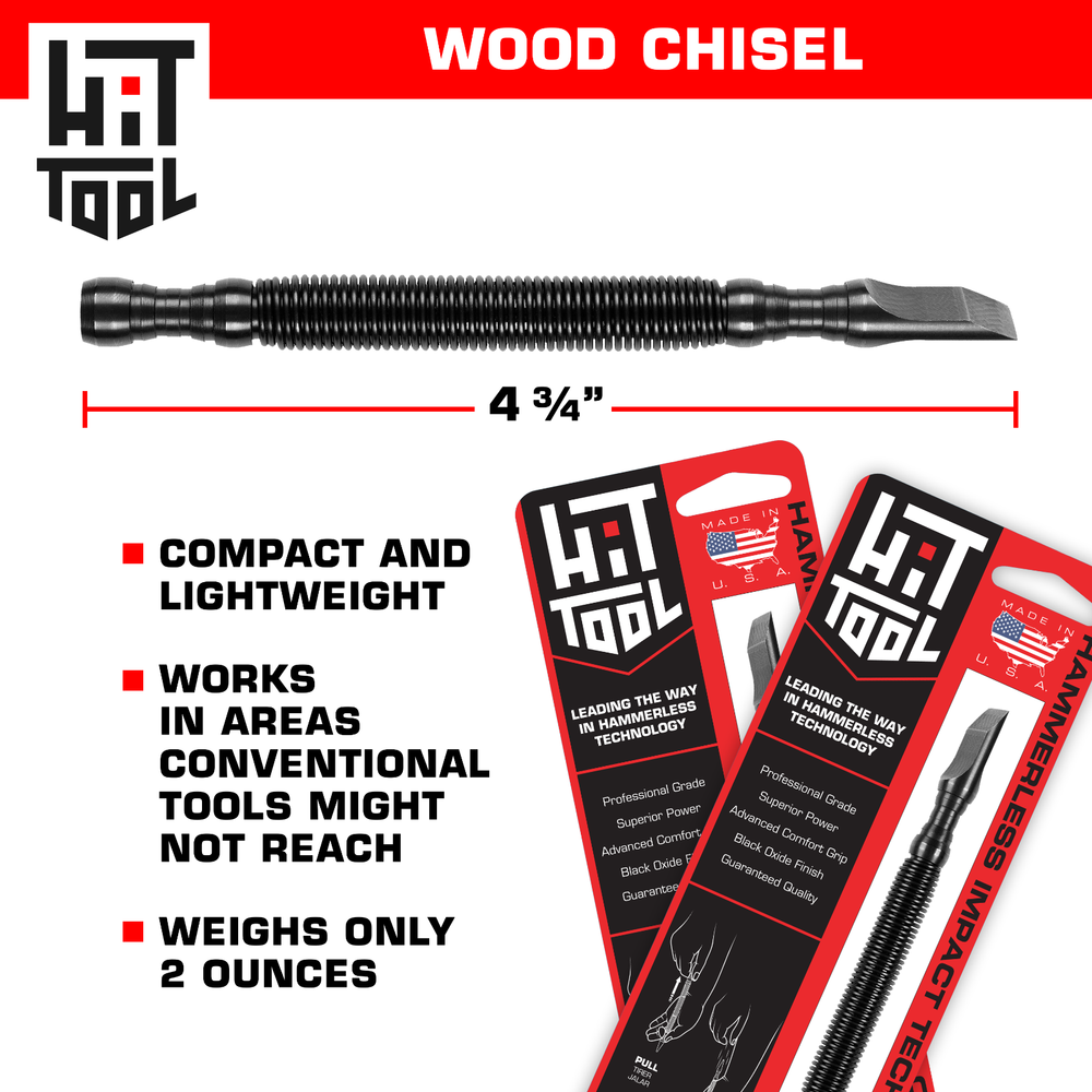 HIT Tool Wood Chisel Hammerless Spring Tool