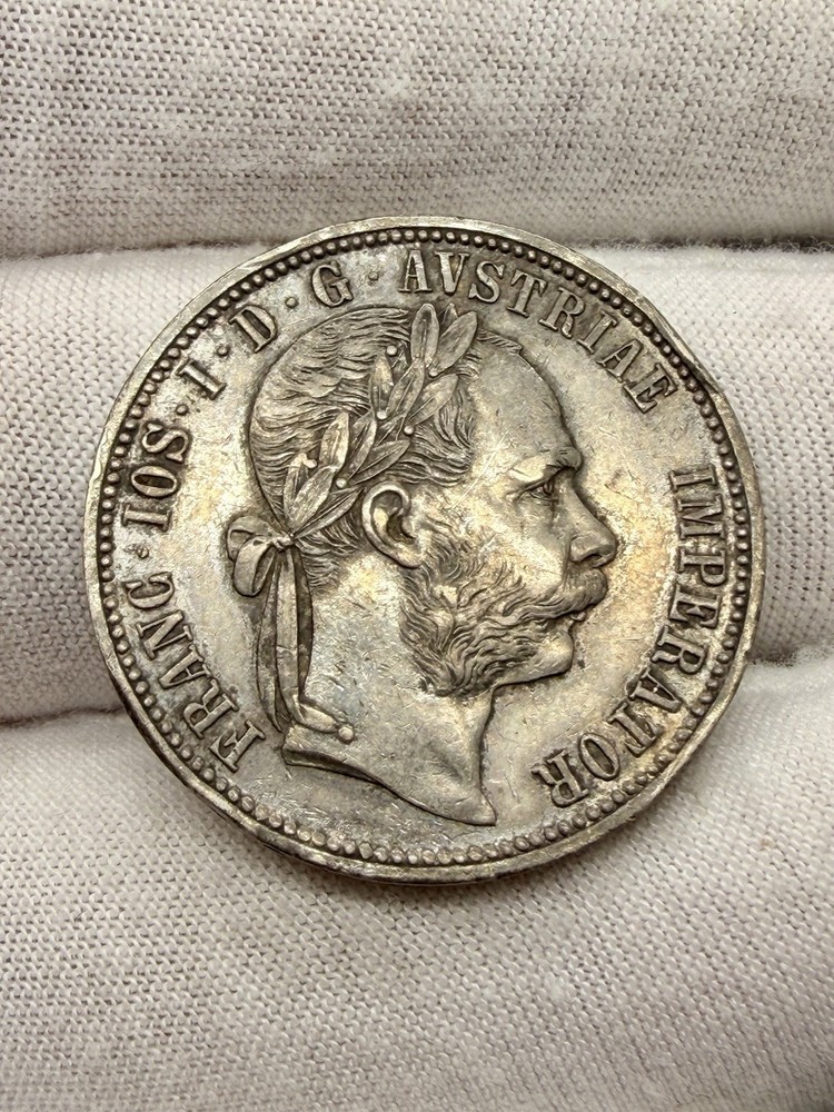 1891 Austria Florin *Toned*