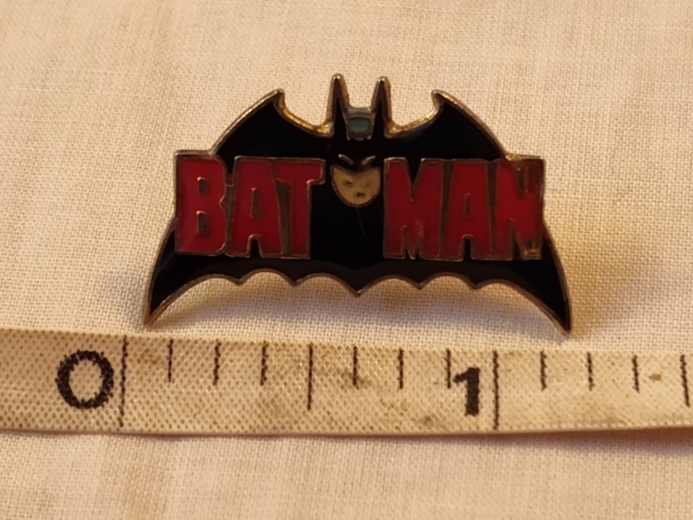 Vintage Batman Lapel Pin 1970's
